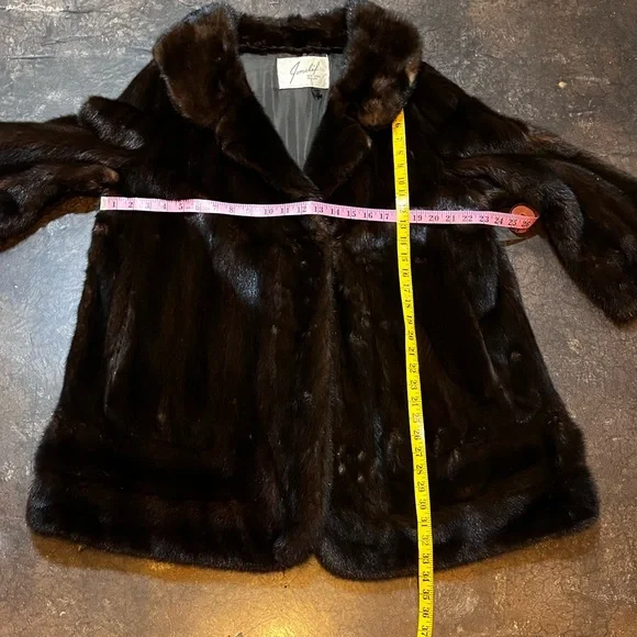 Jonclif Vintage Chocolate Luxury Mink Coat, XL